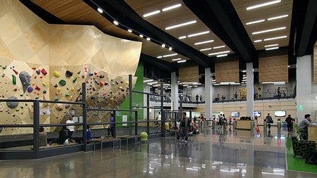 University Rec Center entrance