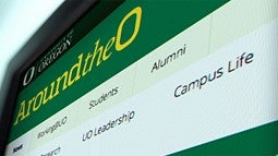 Screenshot of AroundtheO on a computer screen Screenshot of AroundtheO on a computer screen
