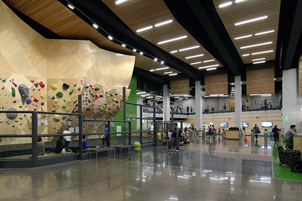 University Rec Center entrance